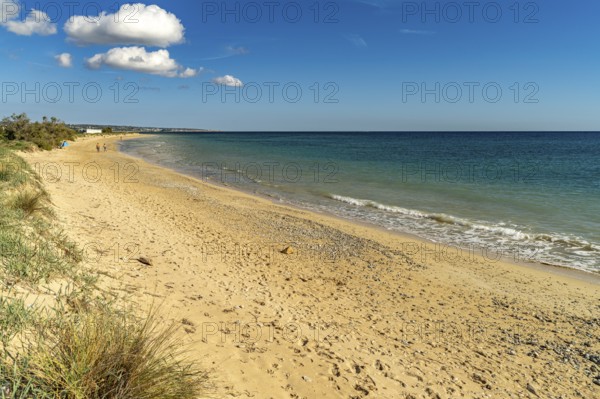 Torre Pali beach in Salve, Apulia, Italy