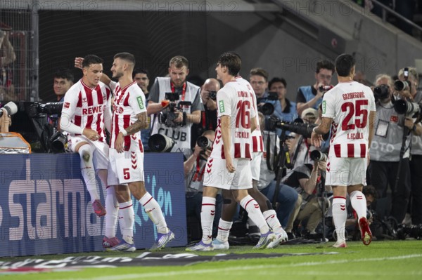 (DFL/DFB REGULATES PROHIBIT ANY USE OF PHOTOGRAPHS AS IMAGE SEQUENCES AND/OR QUASI-VIDEO), RheinEnergieStadion, Cologne, North Rhine-Westphalia, Said el Mala (1.FC Köln, Midfield, #13), Tom Krauß (1.FC Köln, Midfield, #5), 1st Bundesliga, 1.FC Köln, SC Freiburg on 31.08.2025 at the RheinEnergieStadion in Cologne Germany