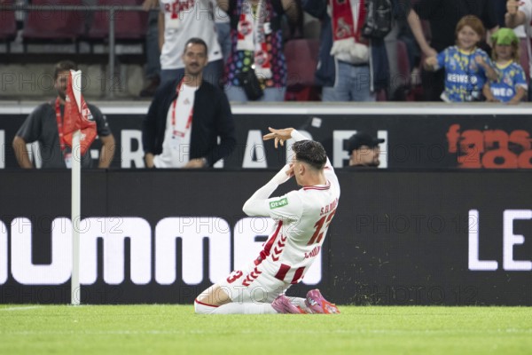 (DFL/DFB REGULATES PROHIBIT ANY USE OF PHOTOGRAPHS AS IMAGE SEQUENCES AND/OR QUASI-VIDEO), RheinEnergieStadion, Cologne, North Rhine-Westphalia, Said el Mala (1.FC Köln, Midfield, #13), 1. Fußball Bundesliga, 1.FC Köln, SC Freiburg on 31.08.2025 at the RheinEnergieStadion in Cologne Germany