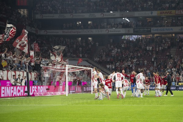 (DFL/DFB REGULATES PROHIBIT ANY USE OF PHOTOGRAPHS AS IMAGE SEQUENCES AND/OR QUASI-VIDEO), RheinEnergieStadion, Cologne, North Rhine-Westphalia, Cologne in front of the south curve, 1st Bundesliga, 1.FC Köln, SC Freiburg on 31/08/2025 at the RheinEnergieStadion in Cologne Germany