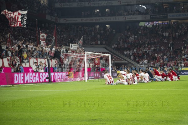 (DFL/DFB REGULATES PROHIBIT ANY USE OF PHOTOGRAPHS AS IMAGE SEQUENCES AND/OR QUASI-VIDEO), RheinEnergieStadion, Cologne, North Rhine-Westphalia, Cologne in front of the south curve, 1st Bundesliga, 1.FC Köln, SC Freiburg on 31/08/2025 at the RheinEnergieStadion in Cologne Germany