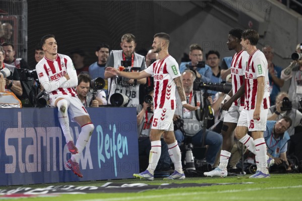 (DFL/DFB REGULATES PROHIBIT ANY USE OF PHOTOGRAPHS AS IMAGE SEQUENCES AND/OR QUASI-VIDEO), RheinEnergieStadion, Cologne, North Rhine-Westphalia, Said el Mala (1.FC Köln, Midfield, #13), 1. Fußball Bundesliga, 1.FC Köln, SC Freiburg on 31.08.2025 at the RheinEnergieStadion in Cologne Germany