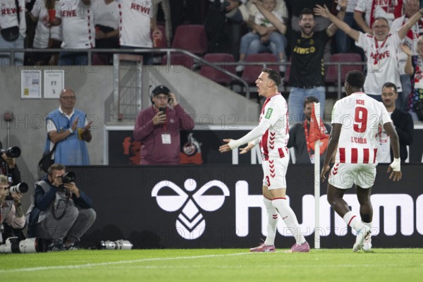 (DFL/DFB REGULATES PROHIBIT ANY USE OF PHOTOGRAPHS AS IMAGE SEQUENCES AND/OR QUASI-VIDEO), RheinEnergieStadion, Cologne, North Rhine-Westphalia, Said el Mala (1.FC Köln, Midfield, #13), 1. Fußball Bundesliga, 1.FC Köln, SC Freiburg on 31.08.2025 at the RheinEnergieStadion in Cologne Germany