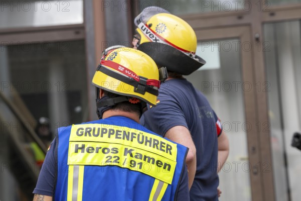 Emergency services at a major exercise lasting several days, FÜLEX25, organised by the THW, Federal Agency for Technical Relief, North Rhine-Westphalia regional association. Over 4 weekends, more than 3500 volunteers from 127 local associations in North Rhine-Westphalia practise many different operational scenarios