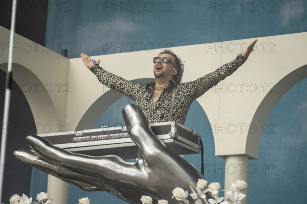 Ralph Stachulla (Keyboarder) from Roy Bianco & The Abbrunzati Boys at the Superbloom Festival, Day 1 at the Olympiapark, Munich, 30.08.2025