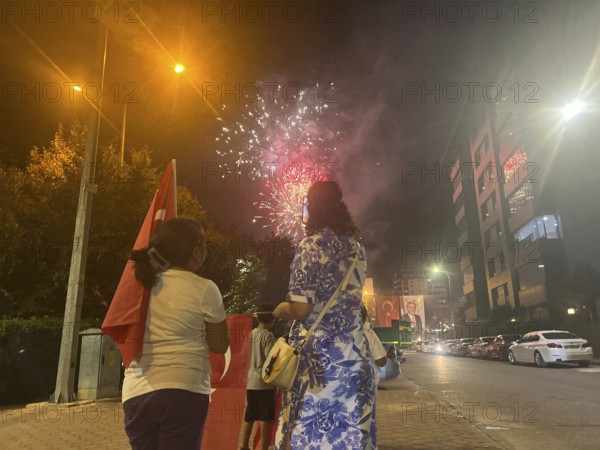 People in Türkiye celebrate Victory Day, commemorating the decisive Turkish victory over Greek forces at the Battle of Dumlupinar, fought between August 26 and 30, 1922, Gaziantep, Gaziantep, Türkiye