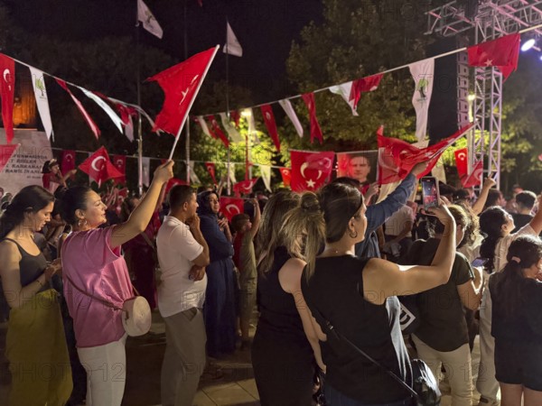 People in Türkiye celebrate Victory Day, commemorating the decisive Turkish victory over Greek forces at the Battle of Dumlupinar, fought between August 26 and 30, 1922, Gaziantep, Gaziantep, Türkiye