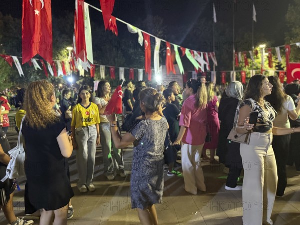 People in Türkiye celebrate Victory Day, commemorating the decisive Turkish victory over Greek forces at the Battle of Dumlupinar, fought between August 26 and 30, 1922, Gaziantep, Gaziantep, Türkiye