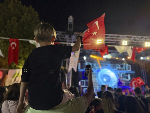 People in Türkiye celebrate Victory Day, commemorating the decisive Turkish victory over Greek forces at the Battle of Dumlupinar, fought between August 26 and 30, 1922, Gaziantep, Gaziantep, Türkiye