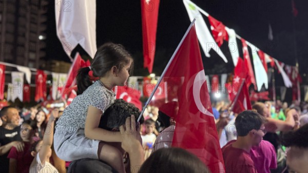 People in Türkiye celebrate Victory Day, commemorating the decisive Turkish victory over Greek forces at the Battle of Dumlupinar, fought between August 26 and 30, 1922, Gaziantep, Gaziantep, Türkiye