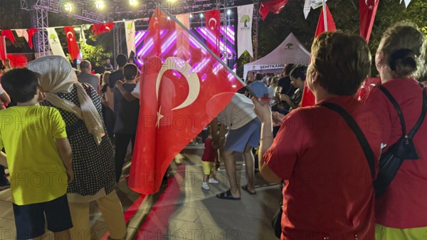 People in Türkiye celebrate Victory Day, commemorating the decisive Turkish victory over Greek forces at the Battle of Dumlupinar, fought between August 26 and 30, 1922, Gaziantep, Gaziantep, Türkiye