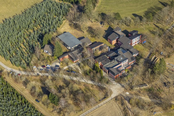 Aerial photo, Hotel Carpe Diem, Schwartmecke, Kirchhundem, Sauerland, North Rhine-Westphalia, Germany, DE, Europe, inn, gastronomy, hotel, hotel facilities, hotel business, aerial photograph, aerial photography, aerial photography, overview, accommodation, bird's eye view, birds-eyes view, overview