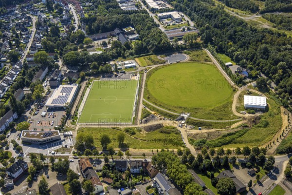 Aerial view, SportPark Mottbruch, SuS Schwarz Blau Gladbeck, Brauck, Gladbeck, Ruhr area, North Rhine-Westphalia, Germany