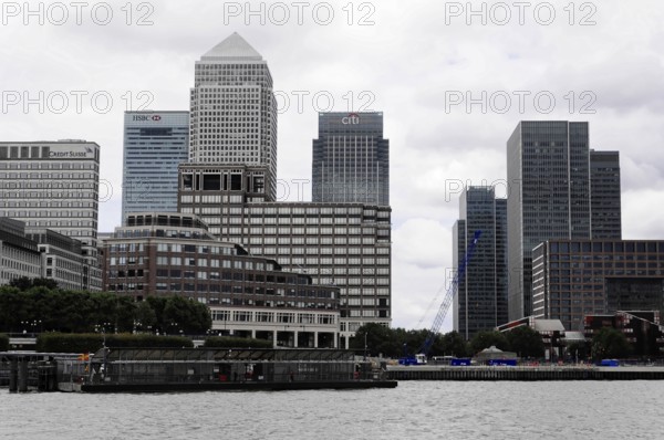London, England, Great Britain, Europe, Urban cityscape with modern skyscrapers and a vibrant skyline