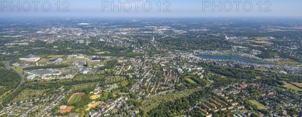 Aerial view, Phoenix-West, Phoenix-East, Phoenix Lake, Hörde, former steelworks site, Dortmund, Ruhr area, North Rhine-Westphalia, Germany
