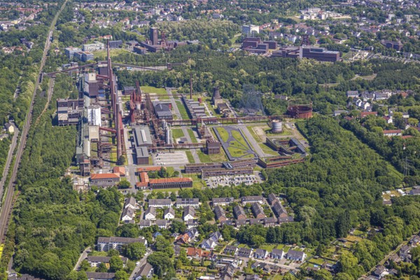 Aerial view, Zeche Zollverein general view, Stoppenberg, Essen, Ruhr area, North Rhine-Westphalia, Germany