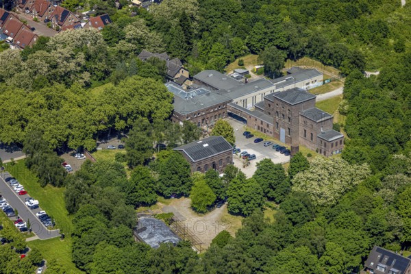 Aerial view, Carl Colliery, cultural centre, Altenessen, Essen, Ruhr area, North Rhine-Westphalia, Germany