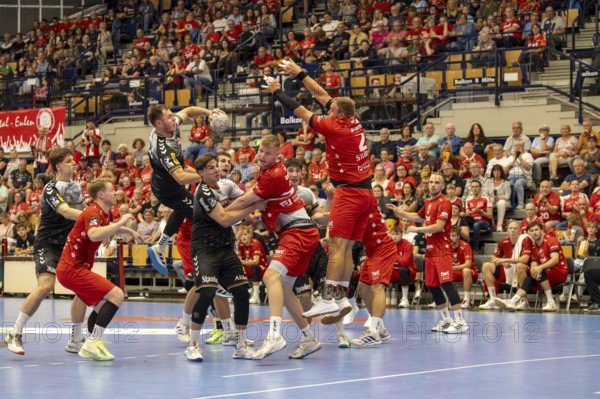 2nd HBL (German Handball League), 2025/26 season, matchday 1: Eulen Ludwigshafen against TUSEM Essen