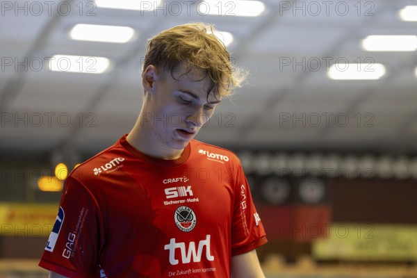 2nd HBL (German Handball League), Season 2025/26, Matchday 1: Eulen Ludwigshafen against TUSEM Essen***Picture: Theo Straub (24, Ludwigshafen)