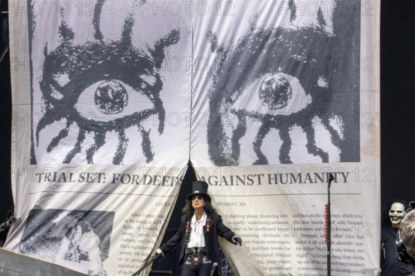 Alice Cooper live at the 60 Years Anniversary Concert of the Scorpions in the Heinz-von-Heiden-Arena in Hanover on 05.07.2025