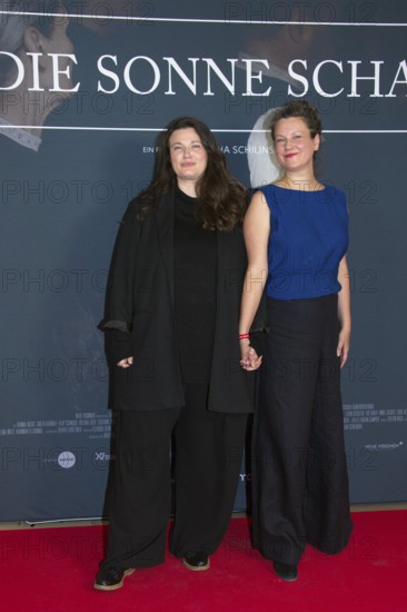 Director Mascha Schilinski, co-writer Louise Peter, IN DIE SONNE SCHAuEN, Berlin premiere at Delphi Filmpalast, Berlin, 27.08.2025