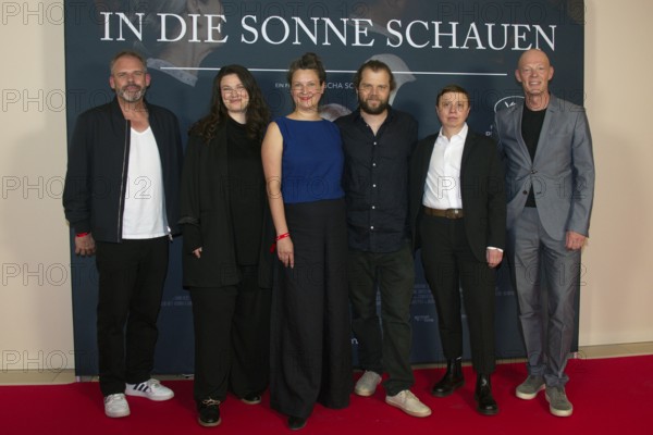 Billie Mind (sound design), director Mascha Schilinski, Louise Peter (screenplay), Fabian Gamper (camera), Evelyn Rack (editing) and Lucas Schmidt (production), IN DIE SONNE SCHAuEN, Berlin premiere at Delphi Filmpalast, Berlin, 27 August 2025