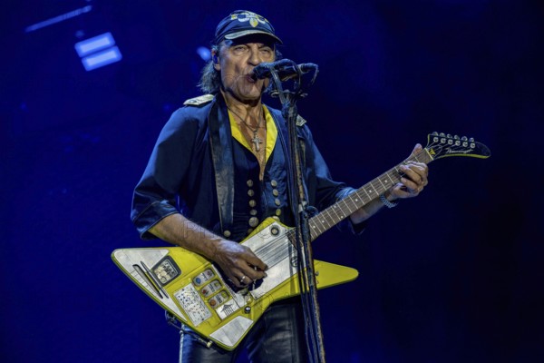 Matthias Jabs, guitarist of the band Scorpions live on 60 Years Anniversary Tour in the Heinz-von-Heiden-Arena Hannover on 05.07.2025