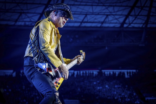 Rudolf Schenker, guitarist of the band Scorpions live on 60 Years Anniversary Tour in the Heinz-von-Heiden-Arena Hannover on 05.07.2025