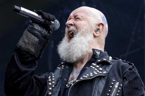 Rob Halford, singer of Judas Priest live at the 60 Years Anniversary Concert of the Scorpions in the Heinz-von-Heiden-Arena in Hanover on 05.07.2025
