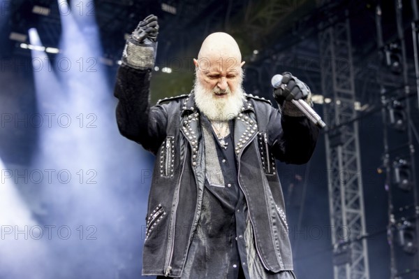 Rob Halford, singer of Judas Priest live at the 60 Years Anniversary Concert of the Scorpions in the Heinz-von-Heiden-Arena in Hanover on 05.07.2025
