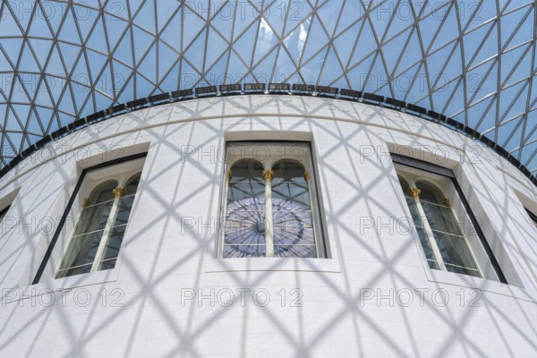 London, United Kingdom - 14 May 2025: The architectural masterpiece of the Great Court