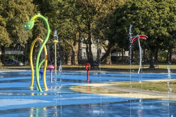 Green Dragon Water Playground Cologne, Green Belt, Cologne, North Rhine-Westphalia, Germany