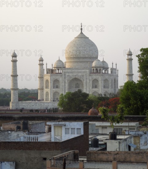 The Taj Mahal in Agra in Uttar Pradesh, India