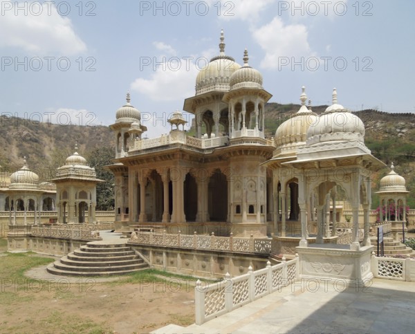 The Gaitore Cenotaphs Jaipur (rajasthan, India