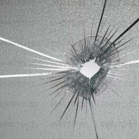 Full penetration in structured glass on red back