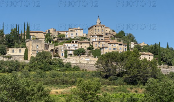 Scenery around Crillon-le-Brave in the Vacluse department in the Provence region of southern France