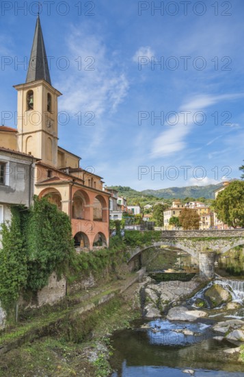 Impression of Borgomaro, a comune in the Province of Imperia in the Italian region Liguria