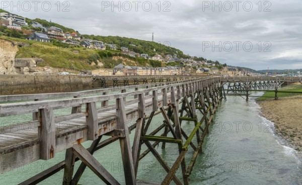 Scenery around Fecamp, a commune in the department of Seine-Maritime at the Normandy region in northwestern France