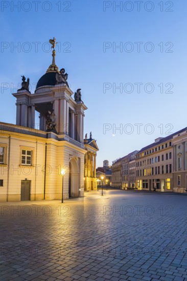 Evening mood Fortunaportal, Old Town, Northern City Centre, Potsdam, Brandenburg, Germany