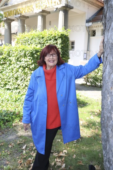 Brigitte Grothum at the press conference on the programme for the new season at the palace gardens Theater on 27.08.25