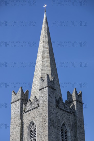 Church tower, St Patrick's Cathedral, Dublin, Ireland