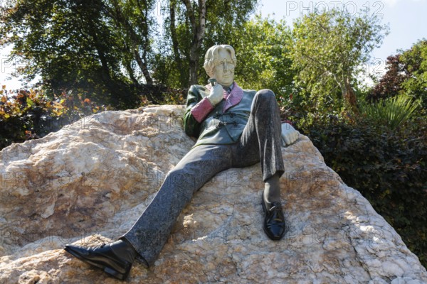 Oscar Wilde, Irish writer and poet, memorial, Merrion Square Park, Dublin, Ireland