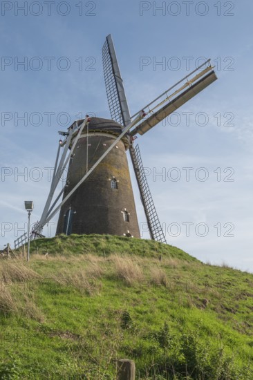Windmill Windmill 'Prins van Oranje', tower windmill from 1870, Bredevoort, province of Gelderland, Netherlands