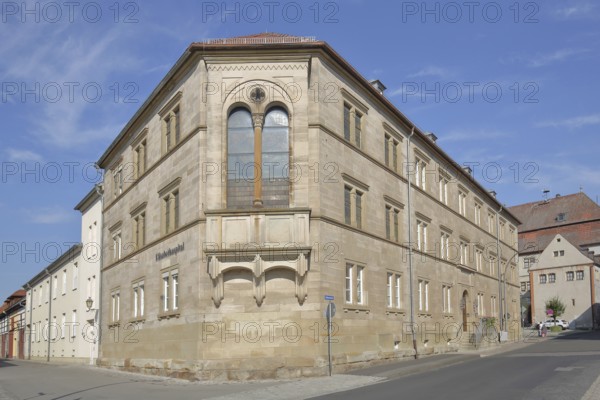 Historic Elisabethaspital, hospital, building, Bad Königshofen, Rhön, Lower Franconia, Franconia, Bavaria, Germany