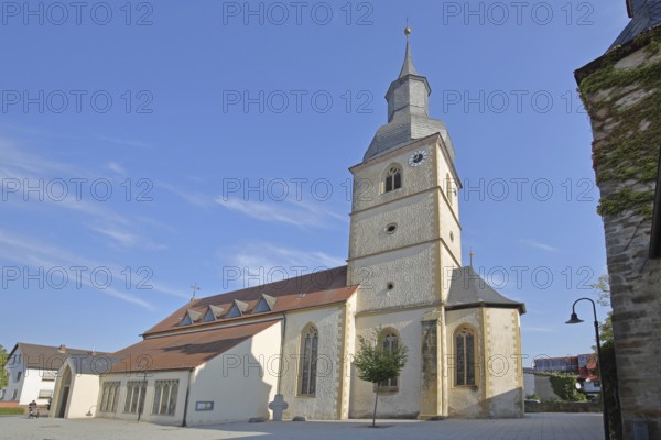 Late Gothic Holy Trinity Church, Saal an der Saale, Lower Franconia, Franconia, Bavaria, Germany
