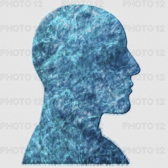 Male Silhouette, Mind and Identity Psychology Concept