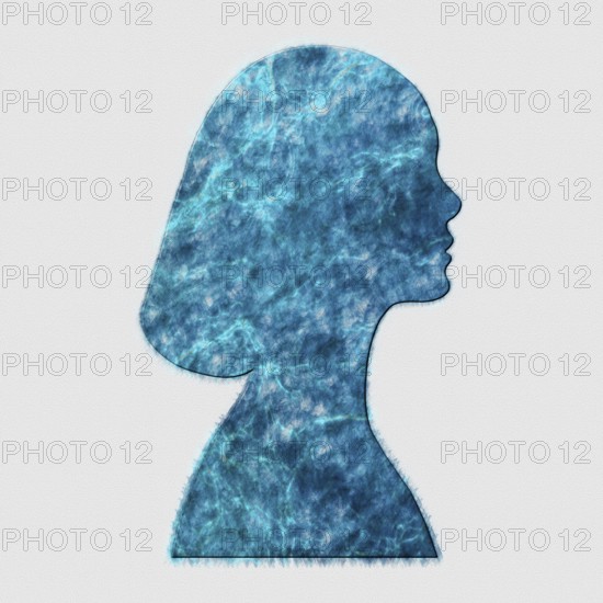 Male Silhouette, Mind and Identity Psychology Concept