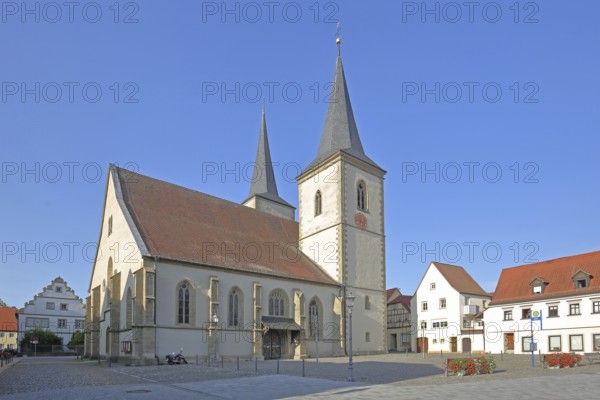 Late Gothic St Kilian's Church, Haßfurt, Lower Franconia, Franconia, Bavaria, Germany
