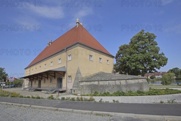 Warehouse built in 1754 Marktbreit, Lower Franconia, Franconia, Bavaria, Germany