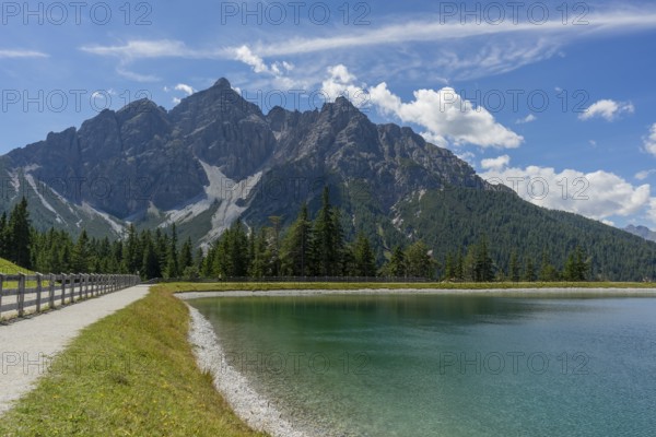 Idyllic scenery around Mieders, a municipality in the Innsbruck-Land district in the Austrian state of Tyrol